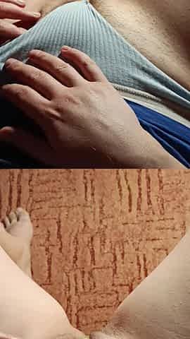 I'm Sitting, Masturbating My Pussy