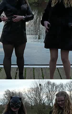 Hot Double Piss From 2 Wet Pussies by the River