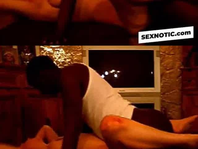 BBC Fucks Girl in the Kitchen as Hubby Watches