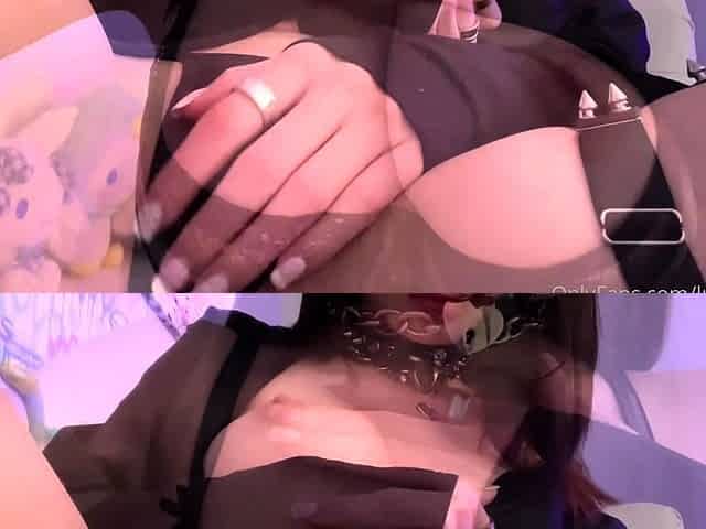 Blonde emo amateur solo masturbation