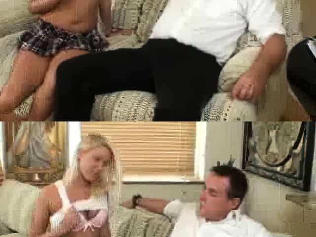 Perverted old man Mr. Franklin loves masturbating to his