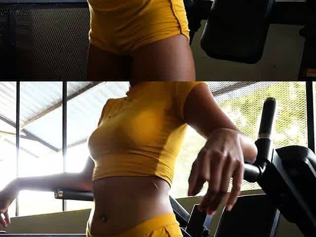 Sexy Thai teen did her workout on a cock