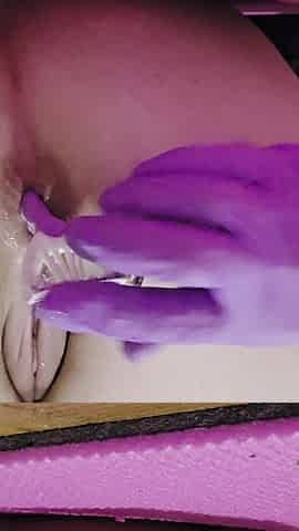 Anal-crazed Ana Liz Does Extreme Insertions and Stretches Her Hungry Asshole in Rubber Gloves