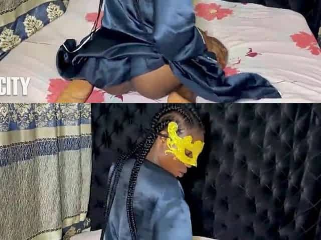 Tiny beauty receives a large ebony cock