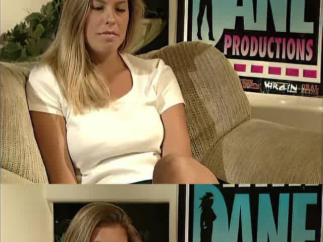Golden-haired, Youthful, with a Tiny Piercing on Her Enjoyable Cunt