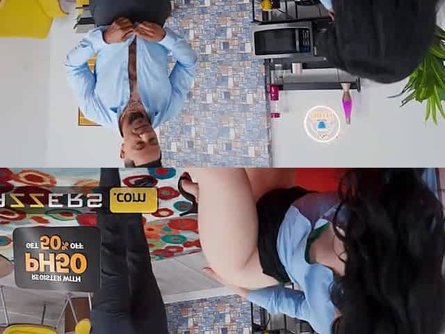 BRAZZERS - Yhivi Enjoys A Nasty Office Trio With Her Spouse And The Recent Hire