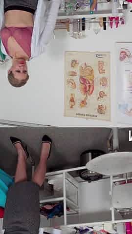 Close up pussy inspection of Czech mature woman