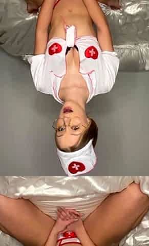 Littlepolishangel Naughty Nurse Dildo Fuck JOI Onlyfans