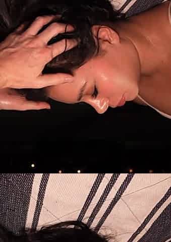 Sensual Outdoor Massage Strap-on Sex