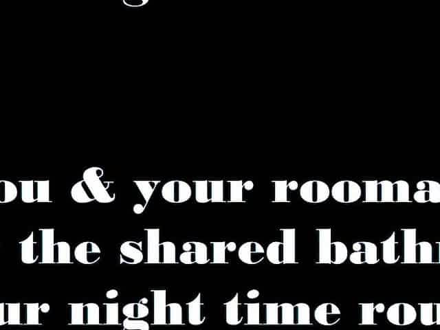 Awkward Raunchy Rencounter with Your Roomate!!