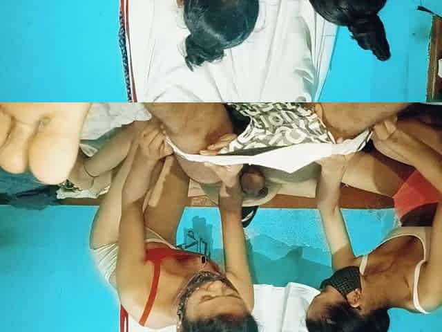 Indian College Girls Have Threesome with Friend