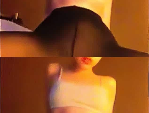 Hipster Asian Girl Strips and Masturbates on Camera