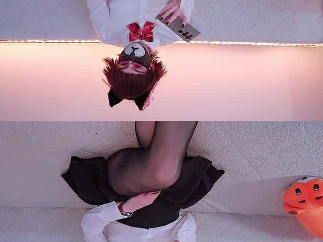 Hose with petticoat and feet teasing for your fap fap evening