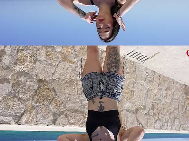 German Scout - Inked Latina Girl Melania Dark Pick up for No Condom Casting Fuck