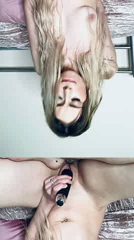 Skinny Blonde Teen Anal amp Vaginal Toys DP