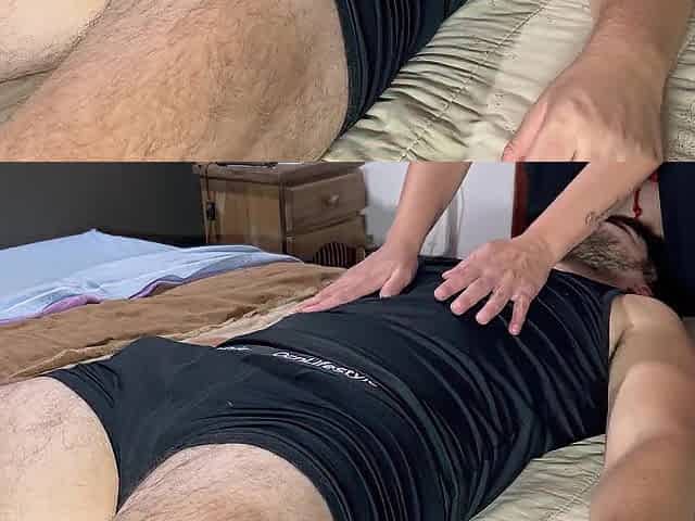 I'll give u a massage, and in swap, u suck my snatch.