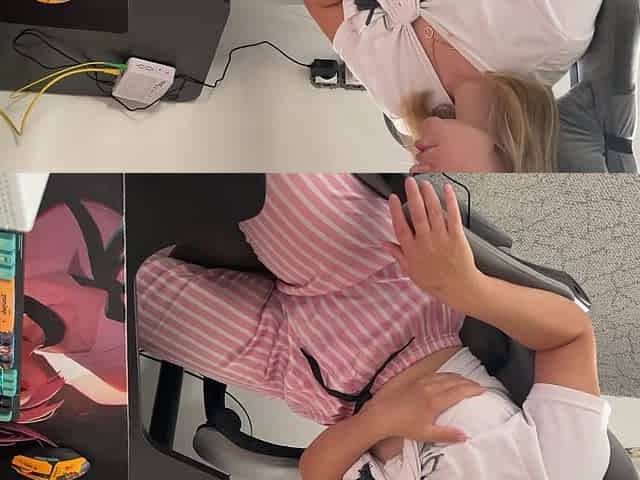 The charming blonde experienced the most an intense orgasm from masturbate her hot, juicy hole and clit