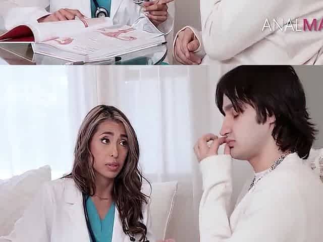 mother I'd like to fuck Doctor Gives Step Son Anal Lessons - Luna Colombiana, Elias Money