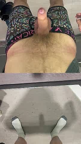 Playing with my Thick, Hard Uncut Schlong in Target Changing Room! Onlyfans Uncutmnguy21