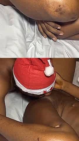 Santa Boy Getting a Wet Suprise
