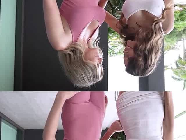 Cory Chase and Justine Jakobs go lesbian