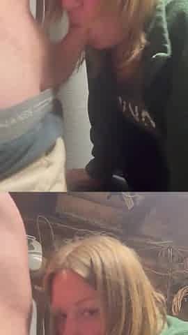 Amateur sex cum gulp