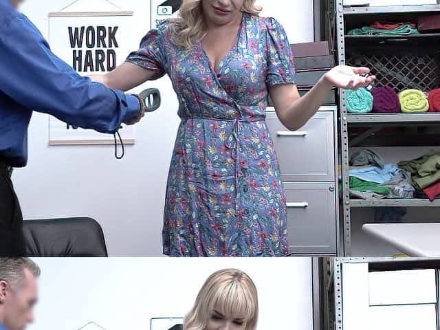 Concupiscent milf Dana DeArmond is punished for shoplifting