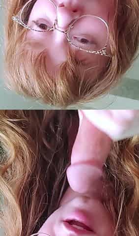 Fetish ho facialized after wam pov blowjob