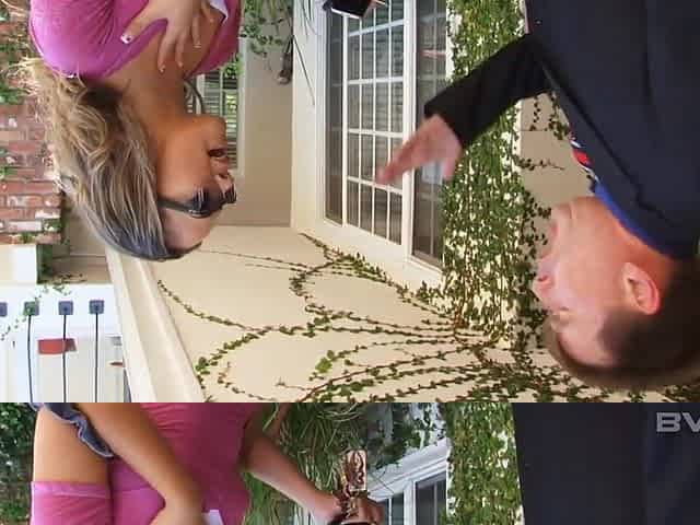 Gorgeous milf with a perfect fit body wearing high heels tries to handle BBC in her holes
