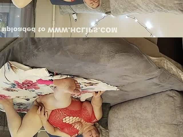 Stepmother-in-law Fondles Big Pussy And Her Huge Tits