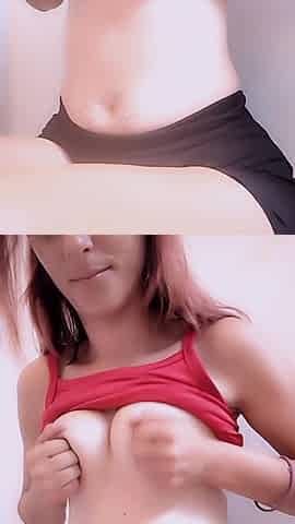 Playing with My Tits