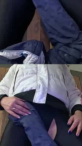 Double Downjacket Fetish - Sexy Dance, Soft Touch & Masturbation 325