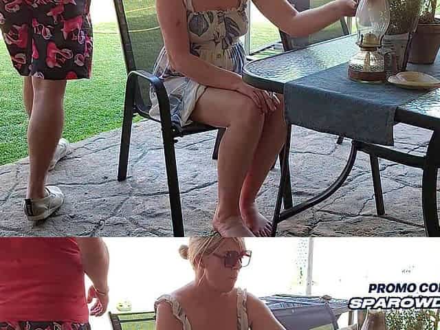 Tinder date mutual masturbation with sexy blond