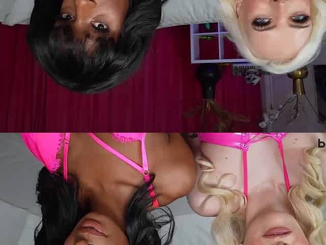 PERVECT Interracial trio with Amber and Chayenne