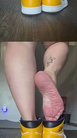 Hot Soles Barefoot Out the Sneakers