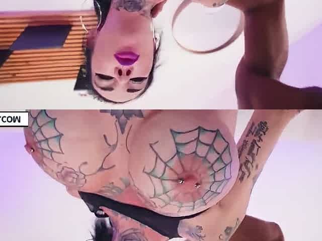 Megan Inky Busty Tattooed Adventuress Needs Two Cocks For Orgasm 1