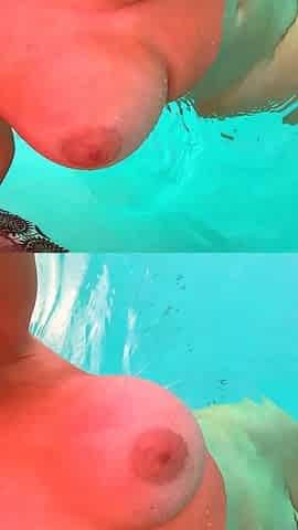 Great Big Boobs On Masturbating Redhead