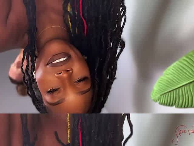 BWC Stretching My Juicy Ebony Cunt Fills Me With a Creampie