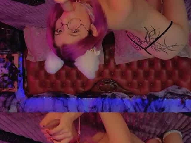 Playful Foxgirl Gives a Deep Blowjob to Her Master