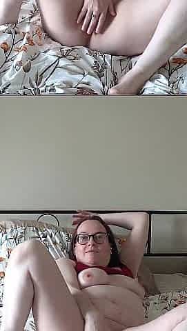 wife displaying vagina