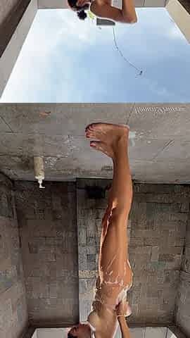 Naked Shower Under the Open Sky, Afterbath Care