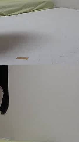 Girls-only Apartment in Japan, a Girl with Natural Tits Cleaning in a See-through Mini-skirt Uniform and Wedgie Thong Panties