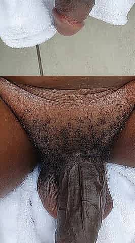 Pretty ebony dong
