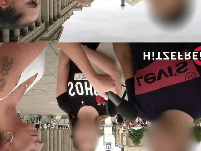 HITZEFREI Breasty German Chick Jacky Lawless Butt Drilled Outdoors