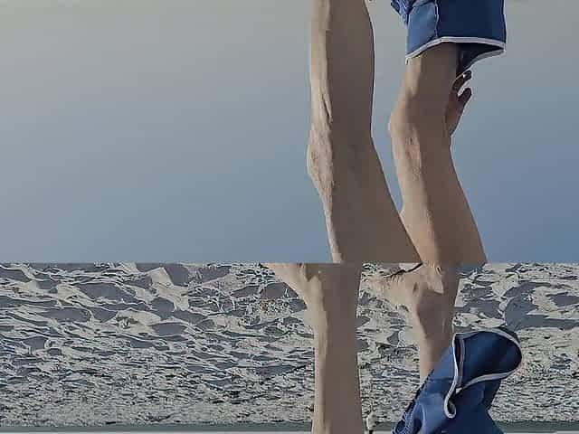 Strolling on the Beach in a hawt bikini