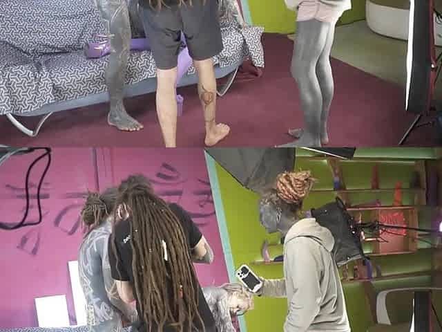 Behind the Scenes with Heavily Tattooed Slender Cutie Anuskatzz