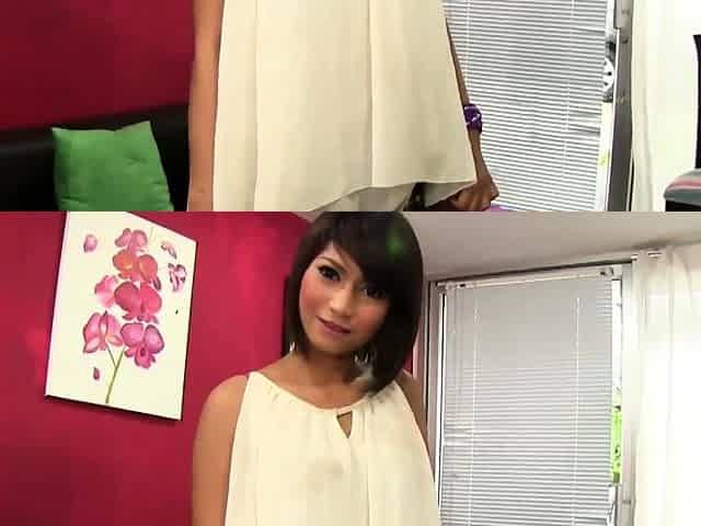 Short Haired Thai Babe Offfers Her Pussy For Fund