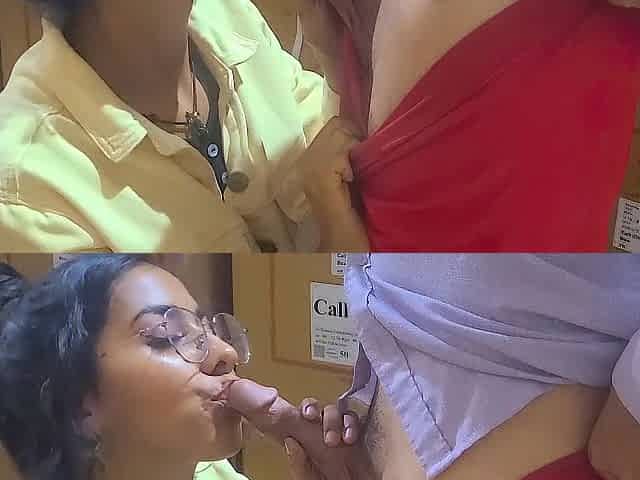 Sex with my boss in the warehouse of the company