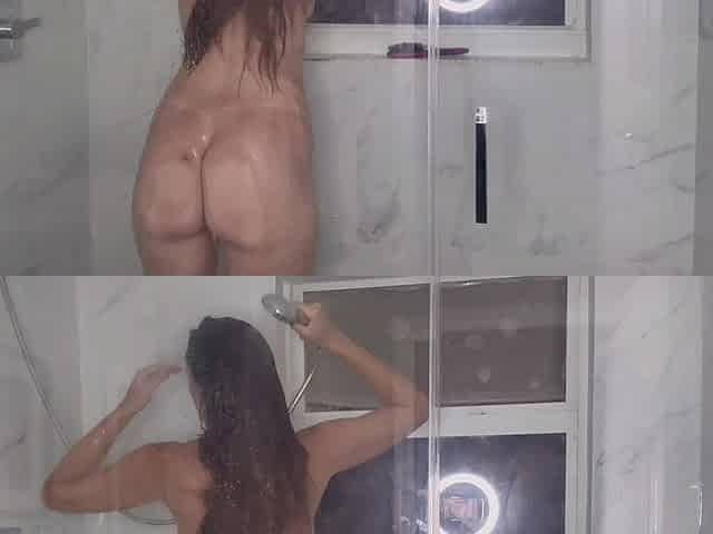 Italian Pornstar Artemisia Love Taking a Shower After a Scene