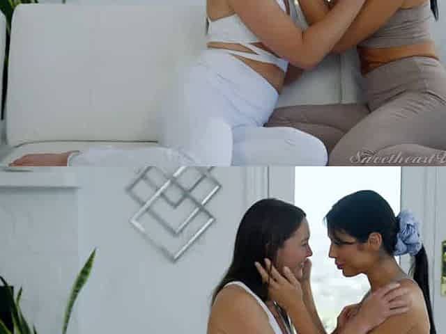 ** TWO WOMAN - QUEEN SATEEN & KATANINA COLT *PRACTICE TRAINIG PUSSY * (#59065 )